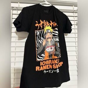 Black, Naruto t-shirt, small
